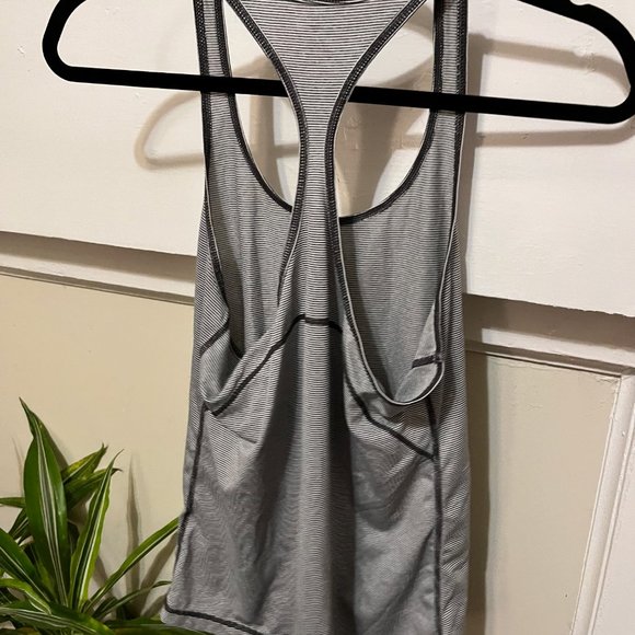 Zella Gray Stripe Tank - Picture 3 of 3